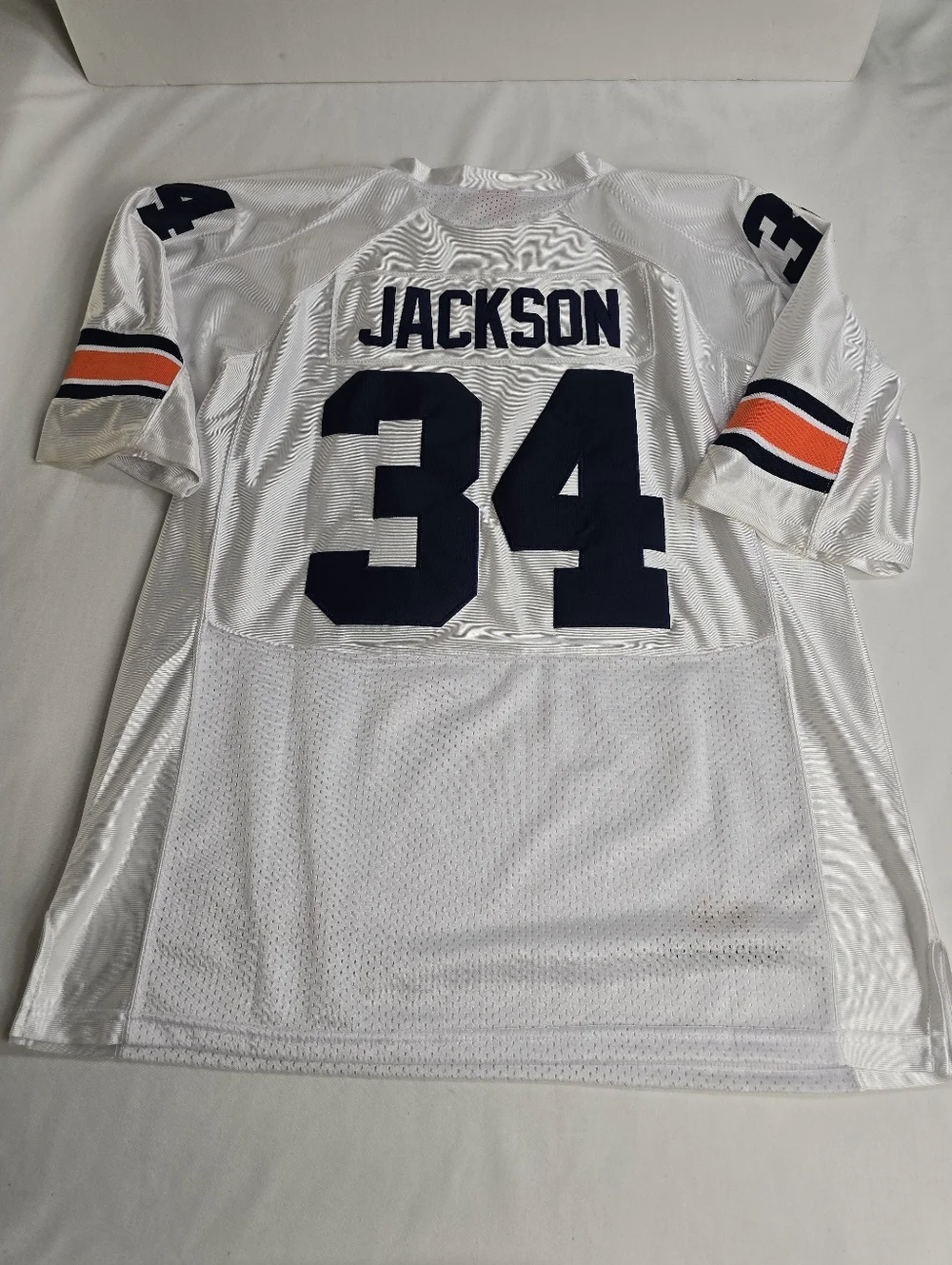 Under Armour Auburn Tigers Bo Jackson 34 White Football Jersey Size Small - Picture 2 of 9